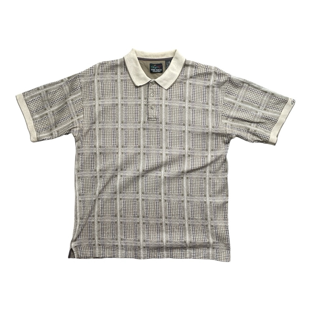 Greg Norman Collection Polo, Tan, Size Large